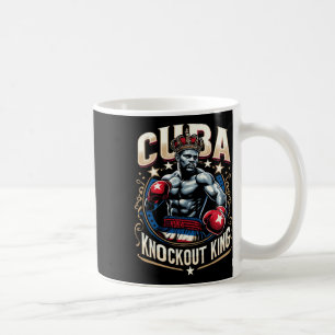Cuban Boxing Knockout King Cuba Crown Coffee Mug