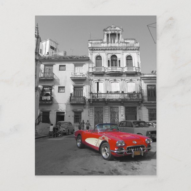 Cuban Cars 3 Postcard (Front)