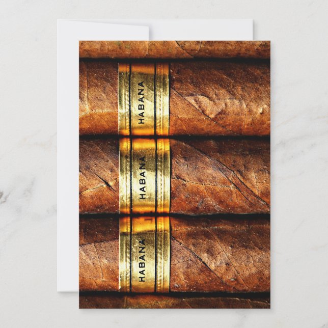 Cuban Cigars Habana Invitation (Front)