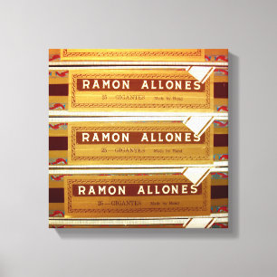Cuban Cigars   Ramon Allones   Canvas Print