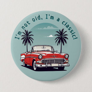 Cuban Classic Car 7.5 Cm Round Badge