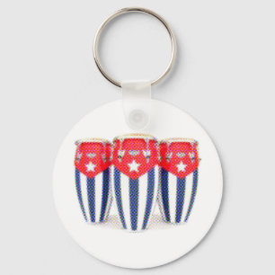 Cuban Congas Key Ring