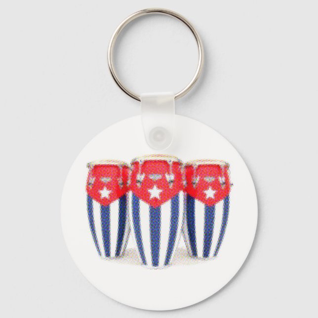 Cuban Congas Key Ring (Front)