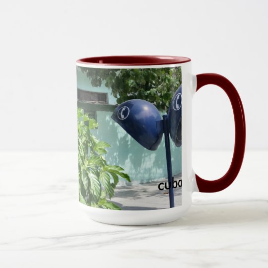 Cuban Conversation Starter; Cuban phone booth Mug