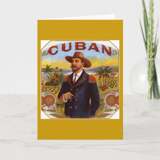 Cuban Cultural Greeting Card (Front)
