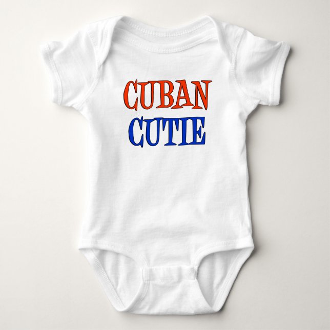 Cuban Cutie Baby Bodysuit (Front)