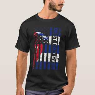 Cuban Dad Cuba Usa American Father's Day T-Shirt
