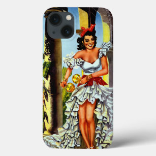 Cuban Dancer Vintage Travel Case-Mate iPhone Case
