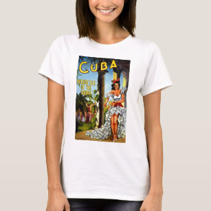 Cuban Dancer Vintage Travel T-Shirt