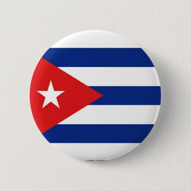 Cuban flag button (Front)