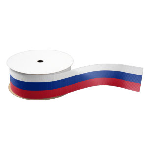 Cuban flag colours ribbon, Cuba fashion /sports Grosgrain Ribbon