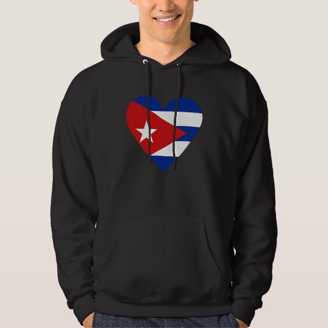 Cuban Flag Cuba Pride Cuba Travel Proud Cuban Cuba Hoodie (Front)