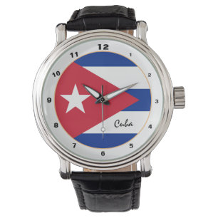 Cuban Flag & Cuba trendy fashion /design watch