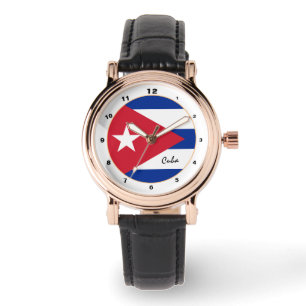 Cuban Flag & Cuba trendy fashion /design watch