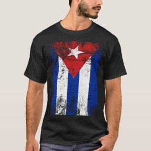 Cuban Flag Cuban Revolution Cuban Pride Vintage T-Shirt