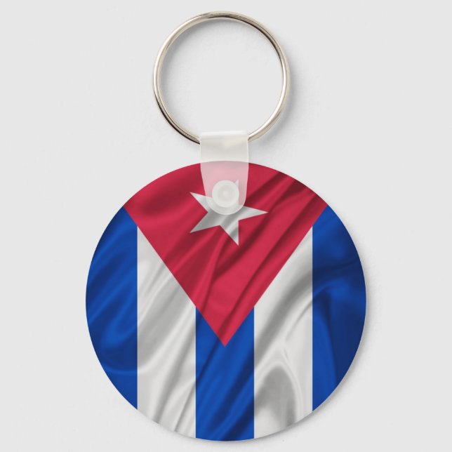 Cuban Flag Key Ring (Front)