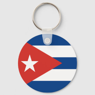 Cuban Flag Key Ring
