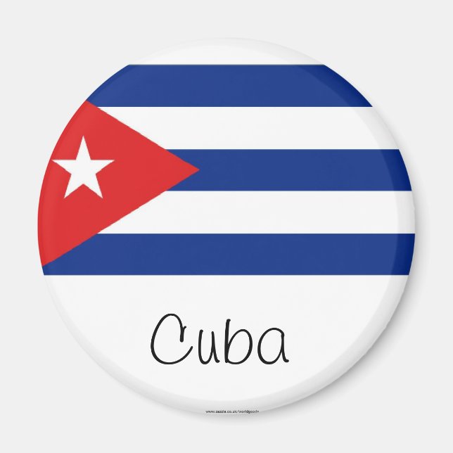 Cuban flag magnet (Front)