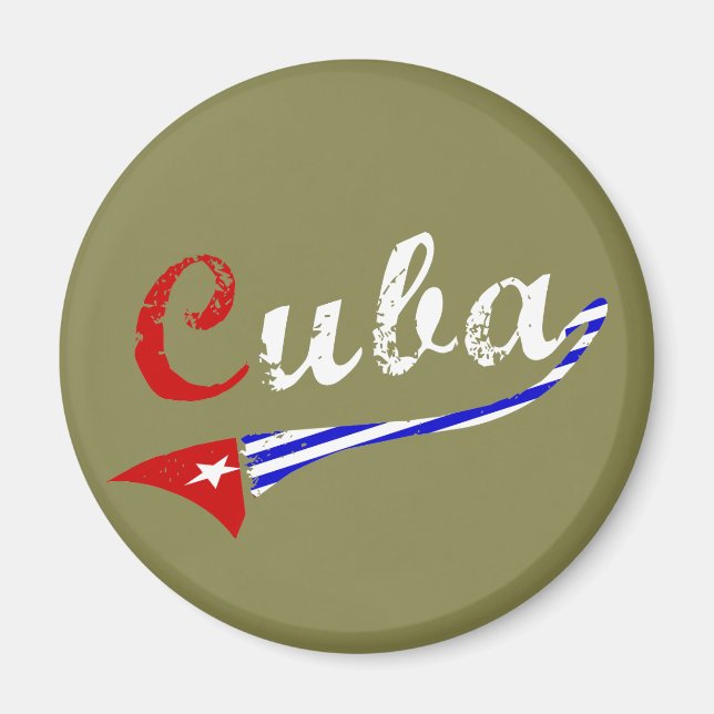 Cuban Flag Magnet (Front)