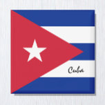 Cuban flag Magnet, holiday, Cuba Magnet<br><div class="desc">Cuba Fridge Magnet featuring Cuban Flag - love my country,  travel,  holiday collection for patriots / sports fans</div>