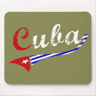 Cuban Flag Mouse Mat