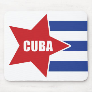 Cuban flag Mousepad