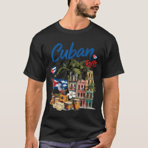 Cuban Flag Outfit Idea for Women Cuba Heritage T-Shirt