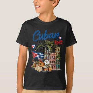Cuban Flag Outfit Idea for Women Cuba Heritage T-Shirt