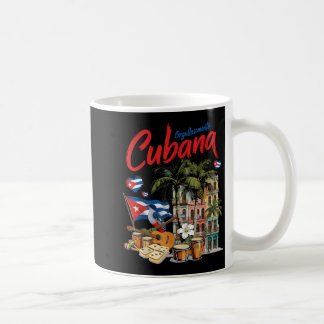 Cuban Flag Outfit Idea for Women Latino Heritage Coffee Mug