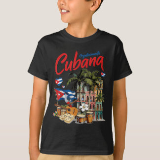 Cuban Flag Outfit Idea for Women Latino Heritage T-Shirt