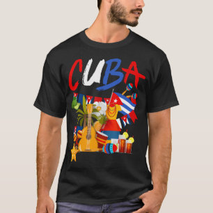 Cuban Flag Outfit Ideas For Kids Hispanic Cuba Fl T-Shirt