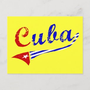Cuban Flag Postcard