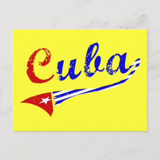 Cuban Flag Postcard