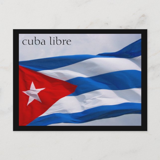 cuban flag postcard (Front)