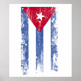 Cuban Flag Poster