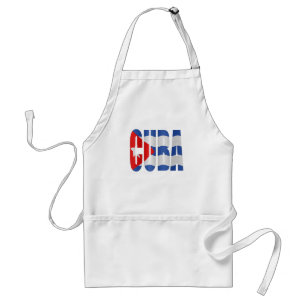 Cuban flag standard apron
