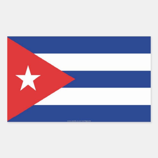Cuban flag stickers (Front)