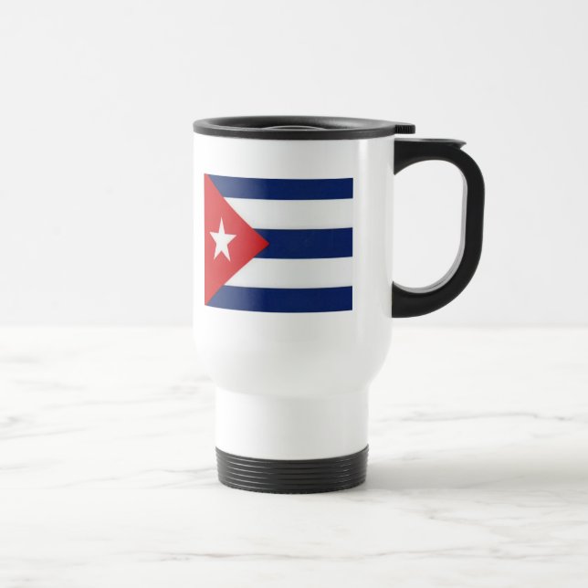 CUBAN FLAG TRAVEL MUG (Right)