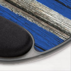 Cuban Flag with Rough Wood Grain Effect