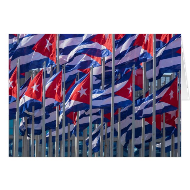 Cuban flags, Havana, Cuba (Front Horizontal)