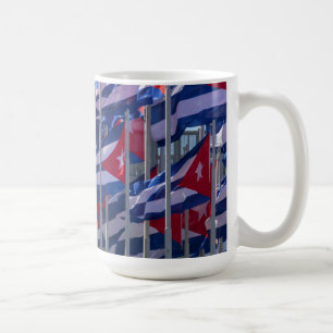 Cuban flags, Havana, Cuba Coffee Mug