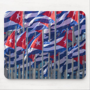 Cuban flags, Havana, Cuba Mouse Mat
