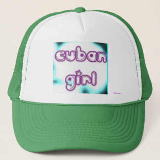 Cuban Girl Tag Trucker Hat
