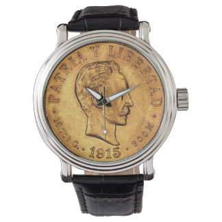 CUBAN GOLD COIN WATCH