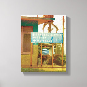 Cuban Photo of Old Havana Habana   Matanzas    Canvas Print