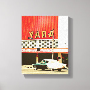 Cuban Photo of Old Havana   Yara    Canvas Print