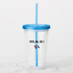 Cuban phrase mug acrylic tumbler