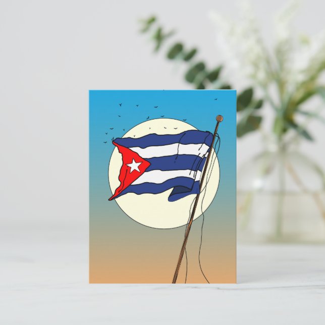 Cuban Revolution!  Holiday Postcard (Standing Front)
