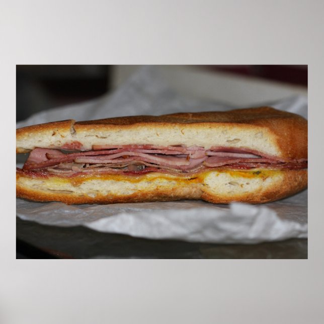 Cuban Sandwich on Canvas Print (Front)
