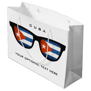 Cuban Shades custom text & colour gift bag
